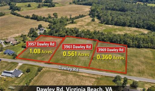 Photo #2 of 3961 Dawley Road, Virginia Beach, Virginia 0.6 acres