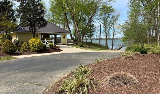Community Center & entrance to boat ramp
