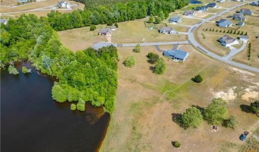 View from the water back towards the acreage.