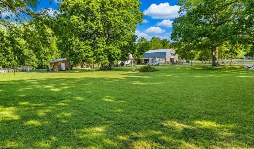 Wide front yard