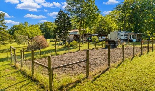 Smaller fenced area