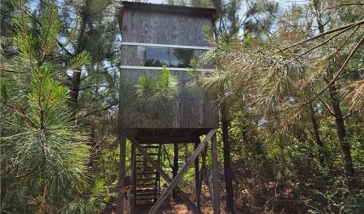 Hunting Blind built on property