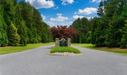 Subdivision entrance