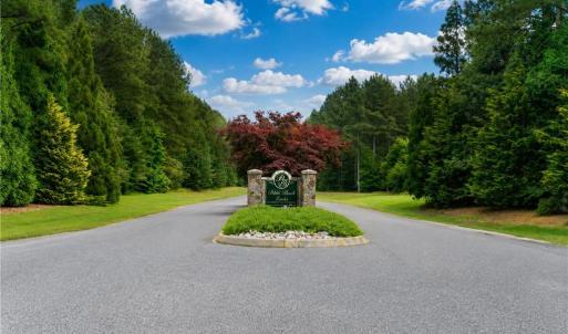 Entrance to subdivision