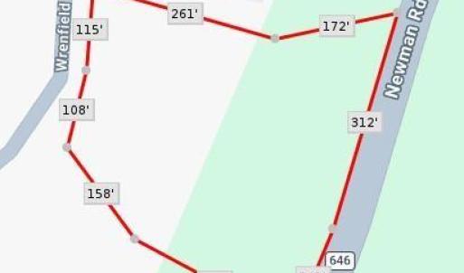 Map. Illustrating the boundaries and dimensions of the property from tax records.