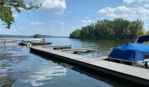 Communal Boat Dock. Boat slips can be leased for additional fee