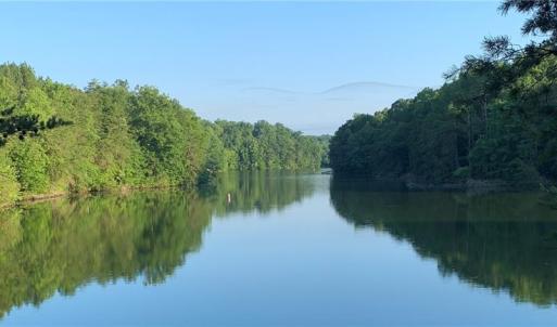 View of lake from the lot for sale