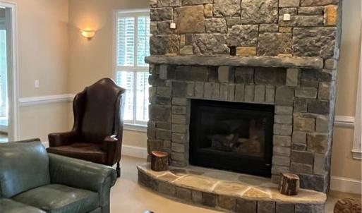 clubhouse fireplace