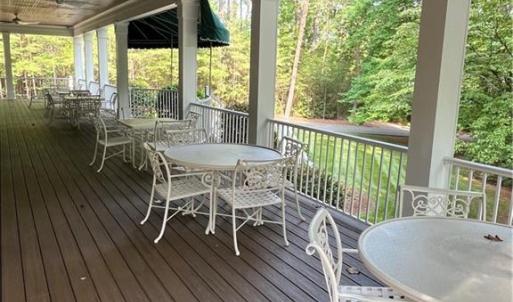 clubhouse porch seating