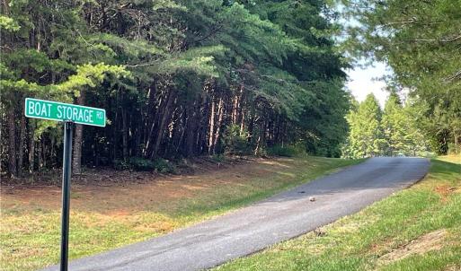 entrance to boat storage