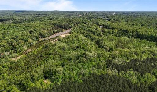 Aerial view of lots. Lot lines and dimensions are approximate.