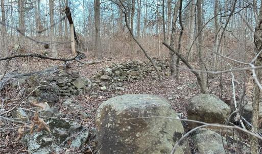 Rock piles and formations throughout the land.
