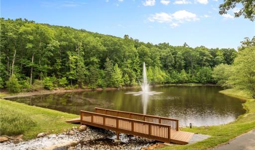 Fountain and walking trails