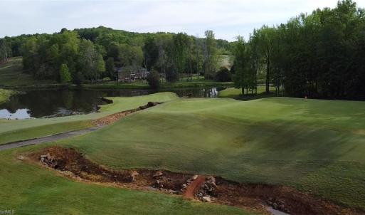 Imagine this is your back yard. Two of the most iconic holes at Tot Hill Farm with sunrises over the lake.