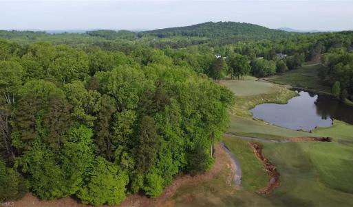 Northern view from the 10th fairway back toward the lot.