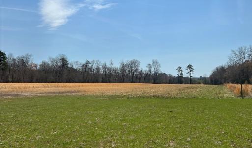 Open field in flood zone area