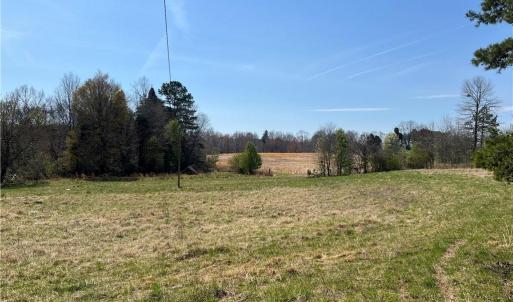 Vast flat open area on front of property