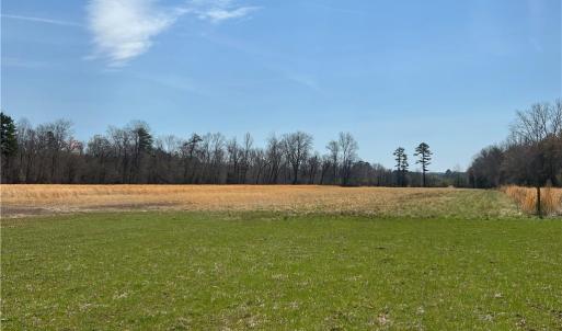 Open field in flood zone area