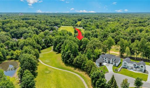 Views of 2 different fairways and #14 green