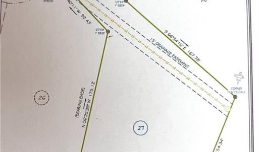 Flag lot with drive off of Tansley Court