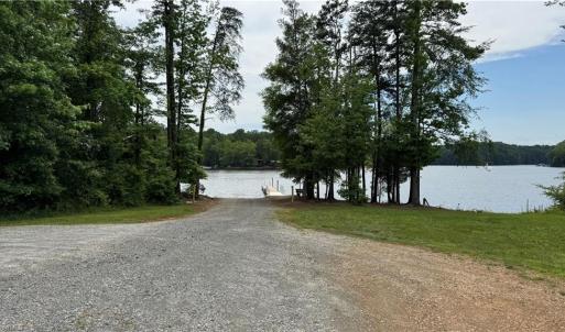 Community boat ramp area