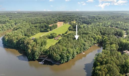 Arrow marks approximate location of the lot.