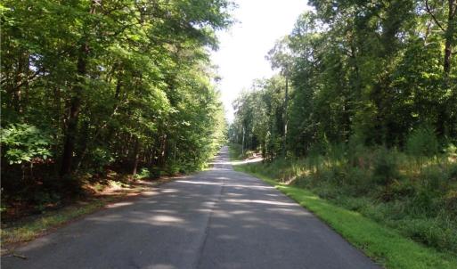 street in front of lot