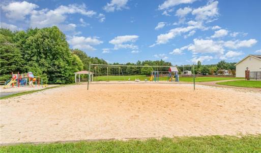 Sandy Volleyball Court