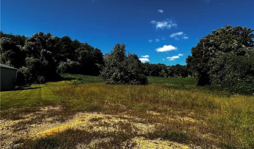 1+ acre lot with septic - corners are marked with stakes with red survey flags.