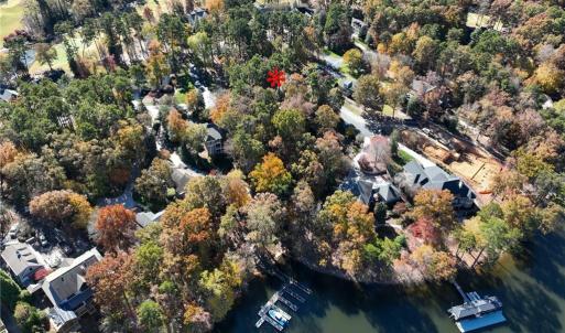 Aerial Rear View of Lot