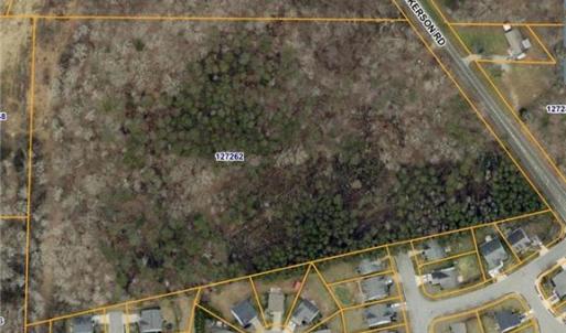 Birds eye view of the proposed subdivision.