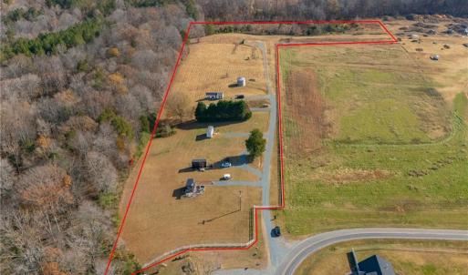 Approximate property line containing both parcels