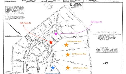 Lots are not divided as shown in map. This is the neighborhood plat map the that county had