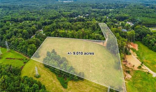 9.010 acres beautifully situated with rise to build your dream home with plenty of space for outdoor activities!!!