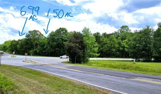 Two parcels available for sale - 1.50 parcel #130956 MLS ID 1205395 and 6.99 acres parcel #130949 MLS ID 1205393