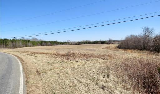 Field 2 and the front  view of the right property line