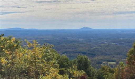 Looking down on Pilot Mountain