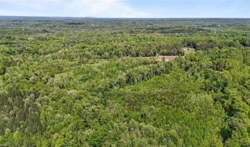 Aerial view of lots. Lot lines and dimensions are approximate.