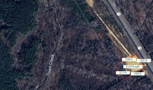 Screenshot of one of the commercial lot with dimensions. Lot lines and dimensions are approximate.