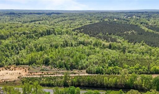 Aerial view of lots. Lot lines and dimensions are approximate.
