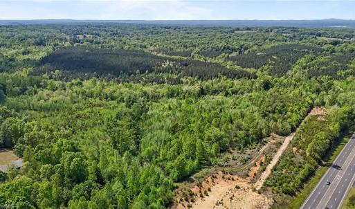Aerial view of all 3 lots. Lot lines and dimensions are approximate.