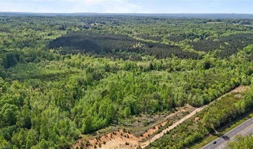Aerial view of all 3 lots. Lot lines and dimensions are approximate.