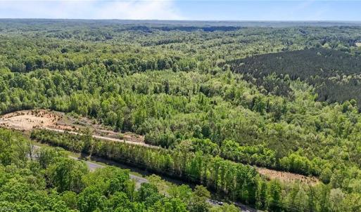 Aerial view of all 3 lots. Lot lines and dimensions are approximate.