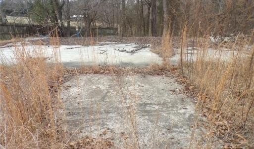 Cement pad