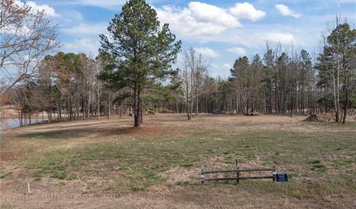 Another angle showing the vacant land.