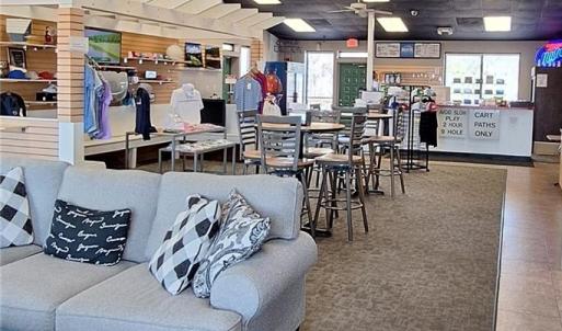 Inside of the Pro Shop