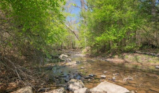 Creek on the property