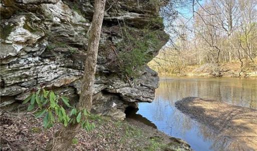 Bottom of cliff on the Dan River