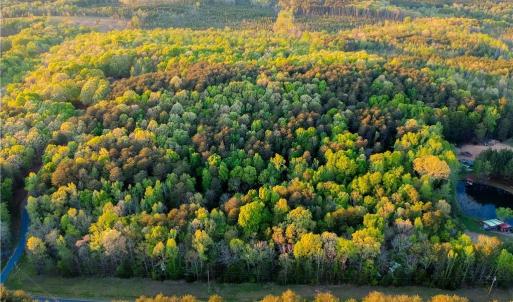 Property is approximately located in between driveway on the left and pond on the right. Photo color virtually enhanced.
