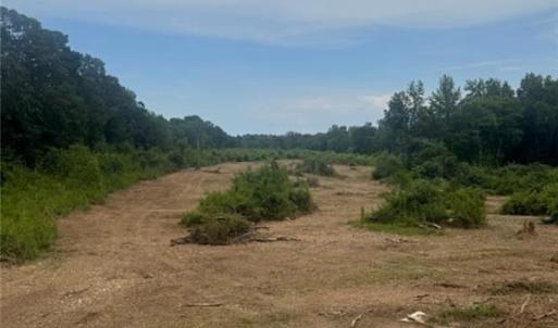 Expansive vacant acreage with a mix of cleared and wooded areas.